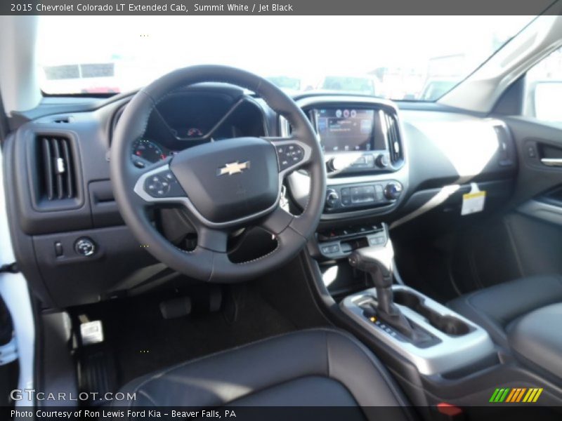 Summit White / Jet Black 2015 Chevrolet Colorado LT Extended Cab