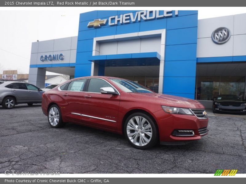 Red Rock Metallic / Jet Black/Dark Titanium 2015 Chevrolet Impala LTZ