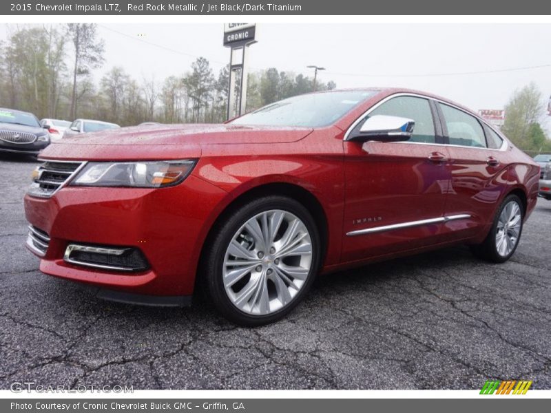 Red Rock Metallic / Jet Black/Dark Titanium 2015 Chevrolet Impala LTZ