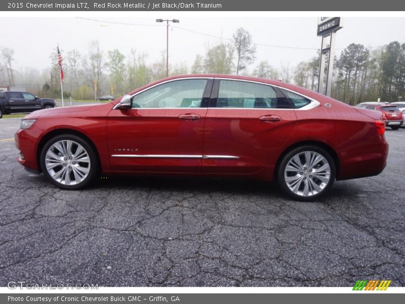 Red Rock Metallic / Jet Black/Dark Titanium 2015 Chevrolet Impala LTZ