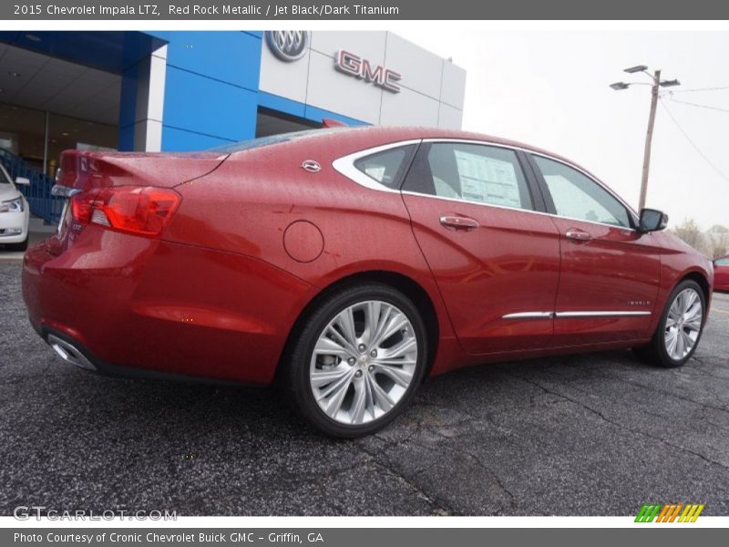 Red Rock Metallic / Jet Black/Dark Titanium 2015 Chevrolet Impala LTZ