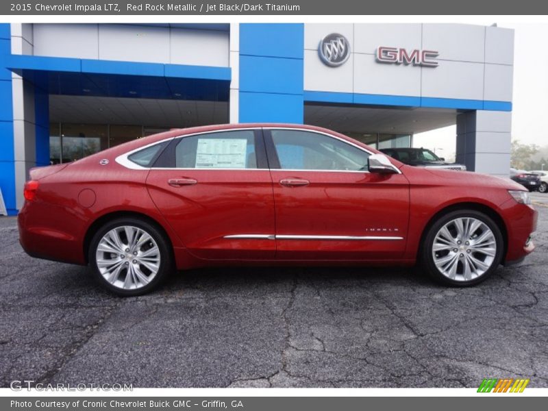 Red Rock Metallic / Jet Black/Dark Titanium 2015 Chevrolet Impala LTZ