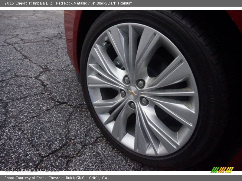 Red Rock Metallic / Jet Black/Dark Titanium 2015 Chevrolet Impala LTZ