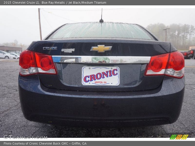Blue Ray Metallic / Jet Black/Medium Titanium 2015 Chevrolet Cruze LS