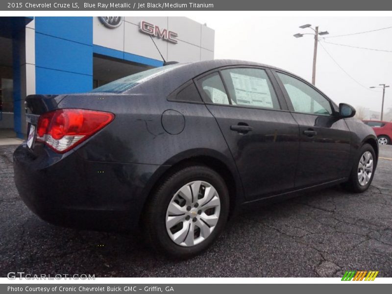 Blue Ray Metallic / Jet Black/Medium Titanium 2015 Chevrolet Cruze LS