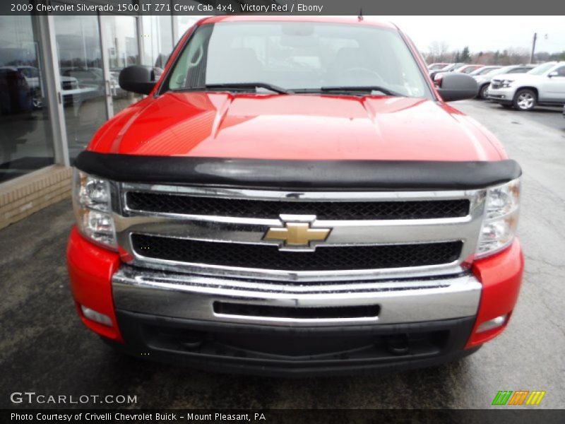 Victory Red / Ebony 2009 Chevrolet Silverado 1500 LT Z71 Crew Cab 4x4