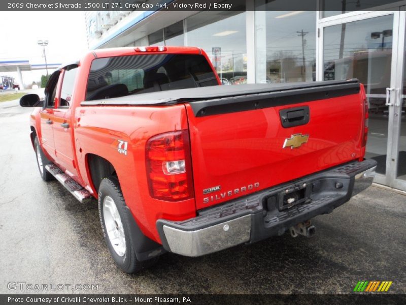 Victory Red / Ebony 2009 Chevrolet Silverado 1500 LT Z71 Crew Cab 4x4