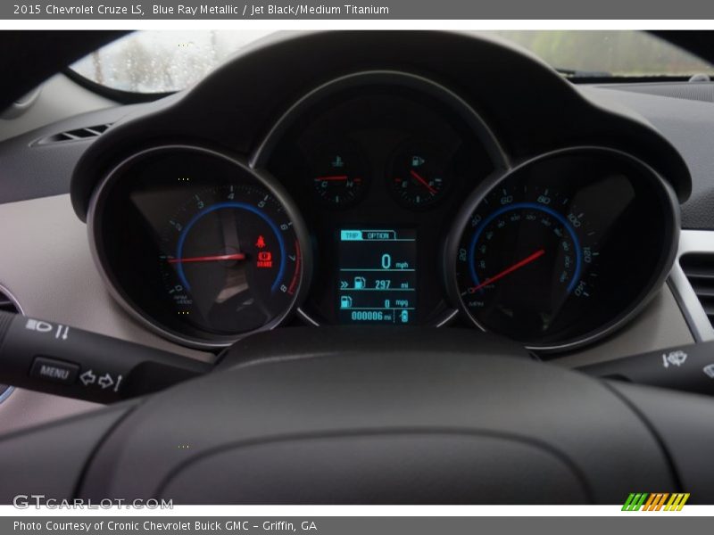 Blue Ray Metallic / Jet Black/Medium Titanium 2015 Chevrolet Cruze LS