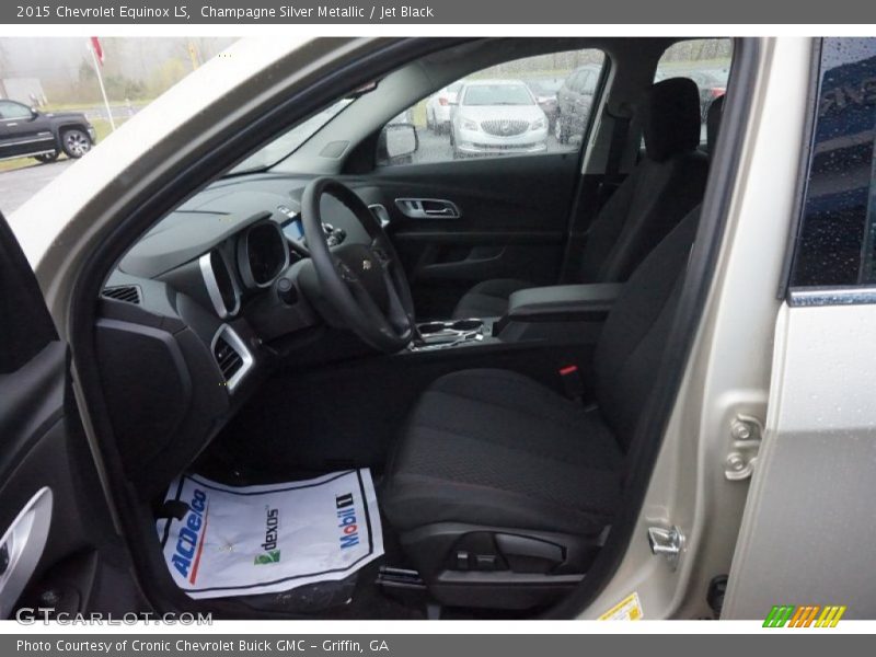 Champagne Silver Metallic / Jet Black 2015 Chevrolet Equinox LS