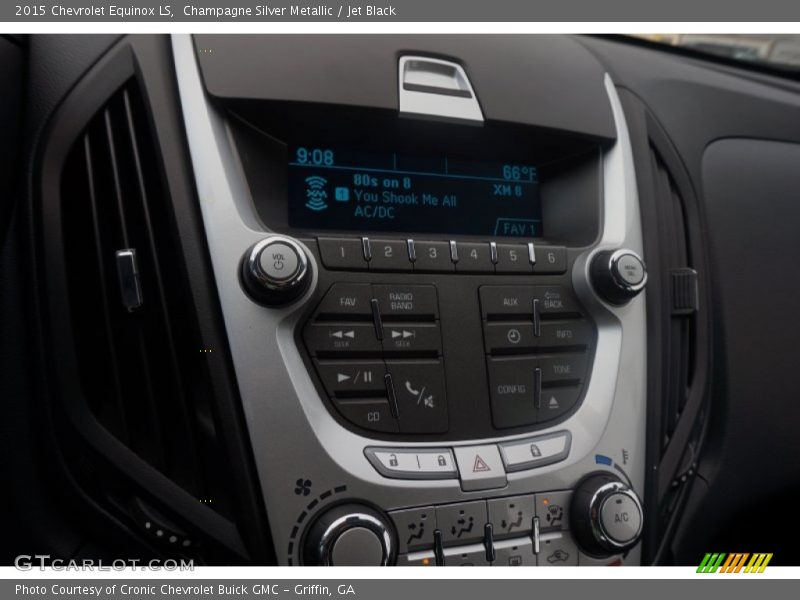 Champagne Silver Metallic / Jet Black 2015 Chevrolet Equinox LS