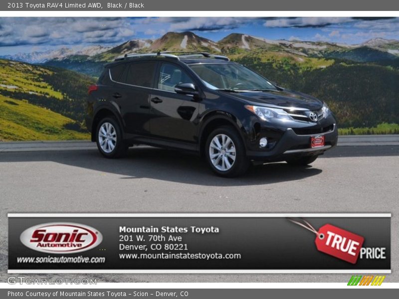 Black / Black 2013 Toyota RAV4 Limited AWD