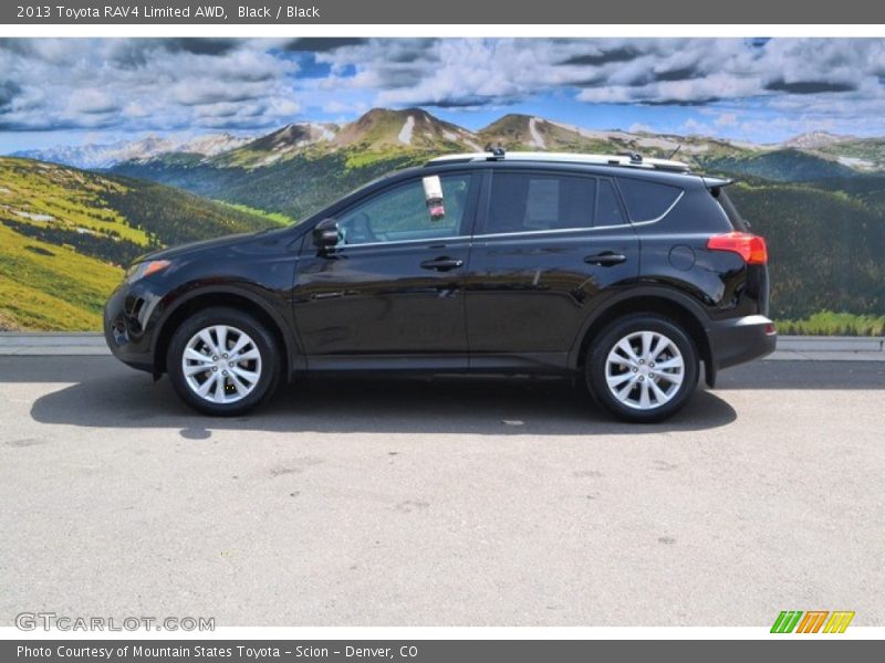 Black / Black 2013 Toyota RAV4 Limited AWD