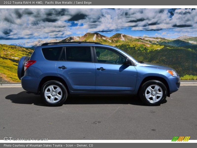 Pacific Blue Metallic / Sand Beige 2012 Toyota RAV4 I4 4WD