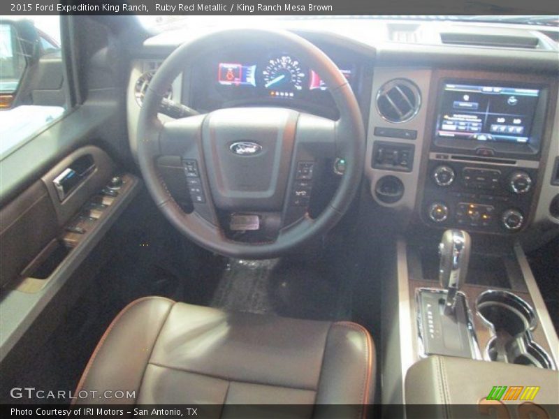 Ruby Red Metallic / King Ranch Mesa Brown 2015 Ford Expedition King Ranch