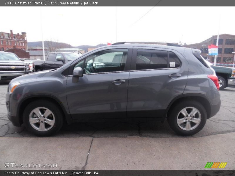 Satin Steel Metallic / Jet Black 2015 Chevrolet Trax LT