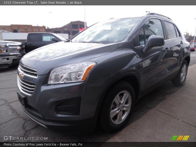 Satin Steel Metallic / Jet Black 2015 Chevrolet Trax LT