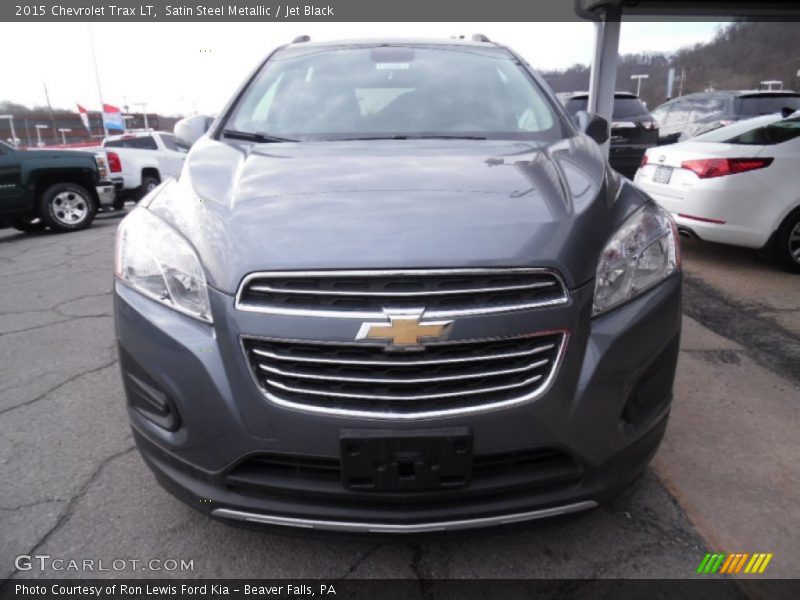 Satin Steel Metallic / Jet Black 2015 Chevrolet Trax LT