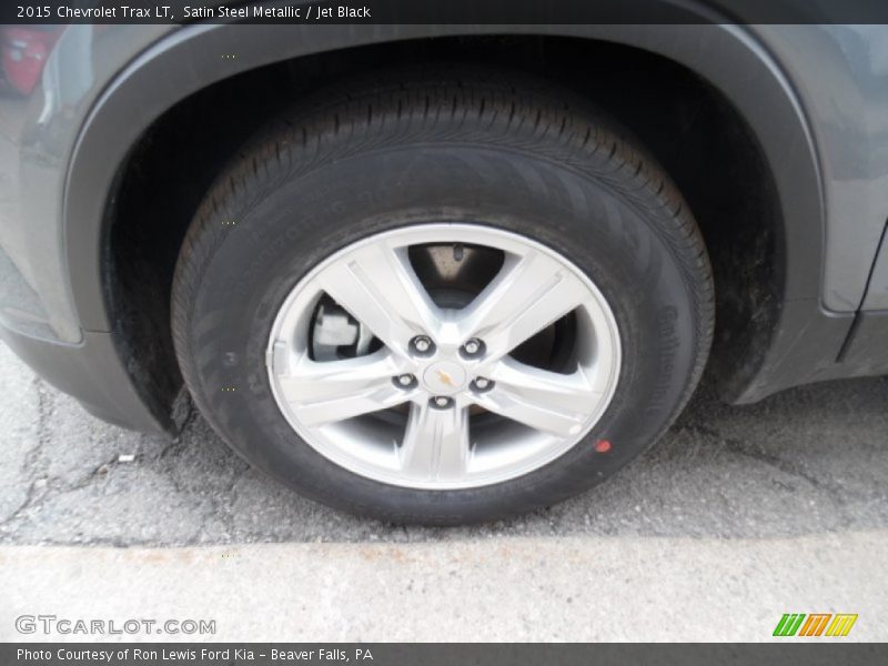Satin Steel Metallic / Jet Black 2015 Chevrolet Trax LT