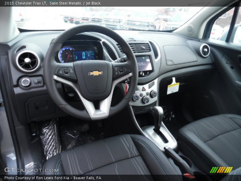 Satin Steel Metallic / Jet Black 2015 Chevrolet Trax LT