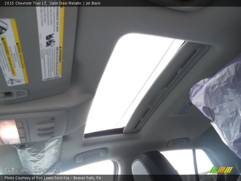 Satin Steel Metallic / Jet Black 2015 Chevrolet Trax LT