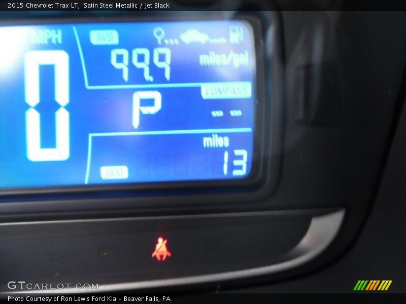 Satin Steel Metallic / Jet Black 2015 Chevrolet Trax LT