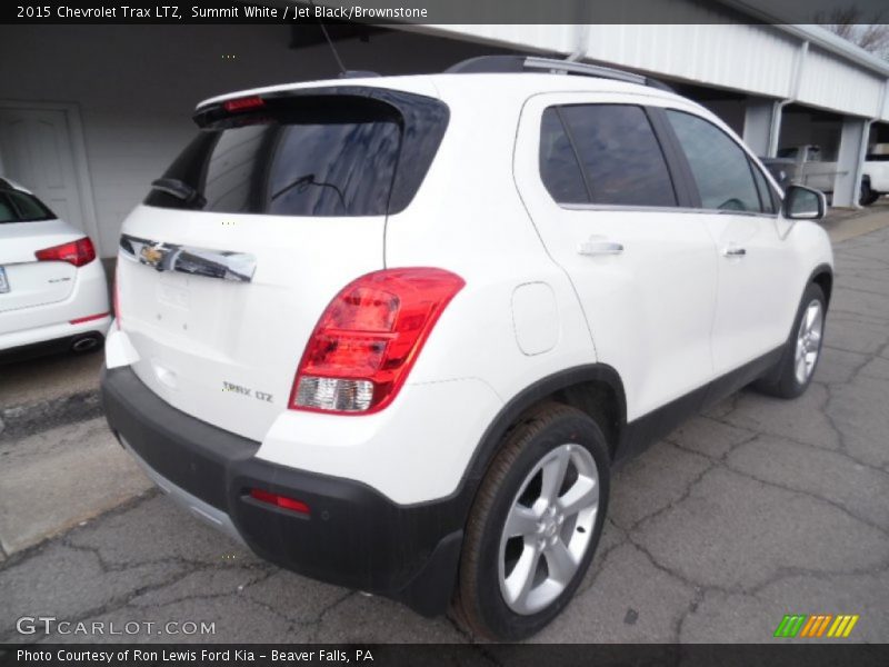 Summit White / Jet Black/Brownstone 2015 Chevrolet Trax LTZ