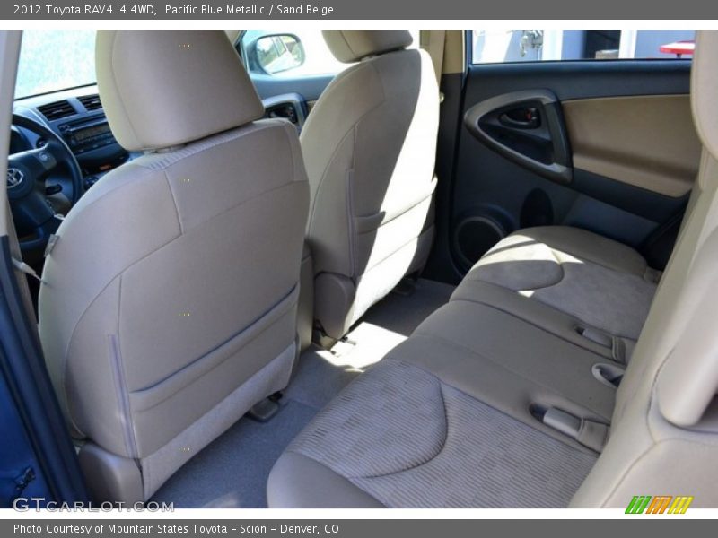 Pacific Blue Metallic / Sand Beige 2012 Toyota RAV4 I4 4WD