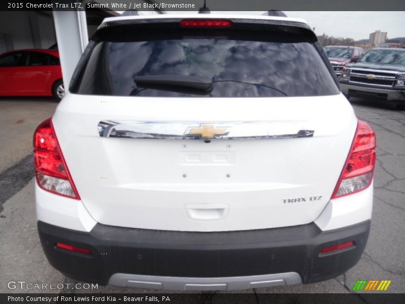 Summit White / Jet Black/Brownstone 2015 Chevrolet Trax LTZ