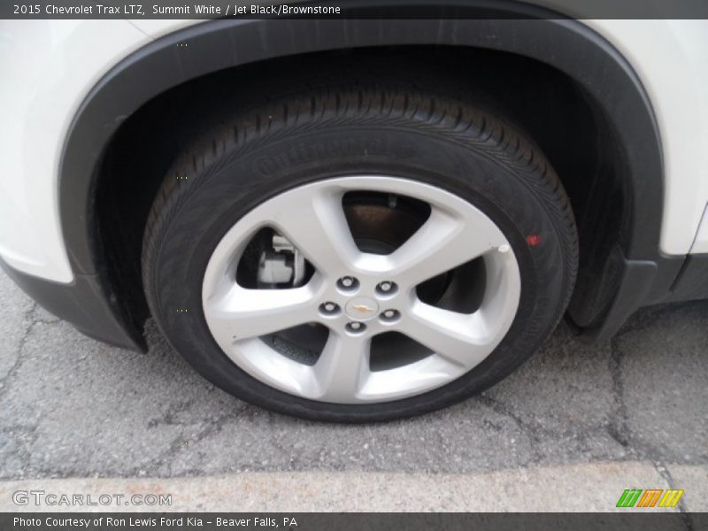 Summit White / Jet Black/Brownstone 2015 Chevrolet Trax LTZ
