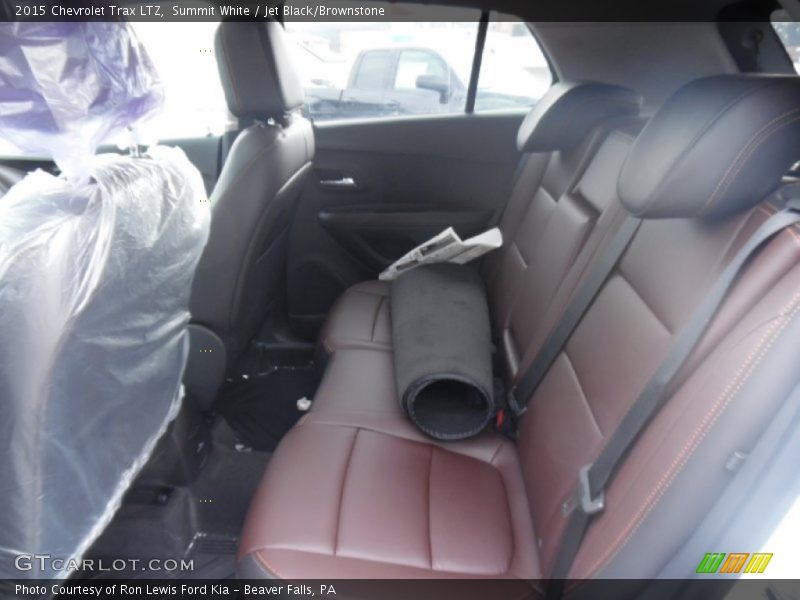 Summit White / Jet Black/Brownstone 2015 Chevrolet Trax LTZ