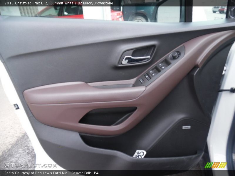 Summit White / Jet Black/Brownstone 2015 Chevrolet Trax LTZ
