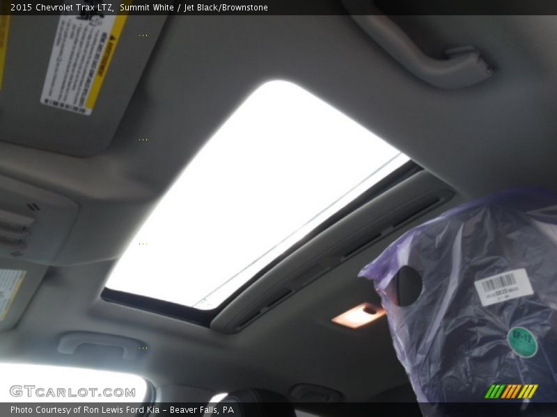 Summit White / Jet Black/Brownstone 2015 Chevrolet Trax LTZ