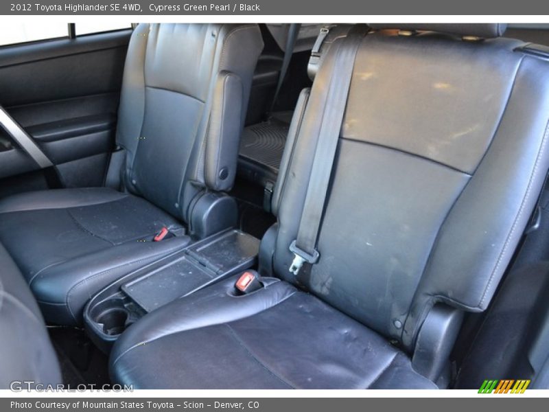 Cypress Green Pearl / Black 2012 Toyota Highlander SE 4WD