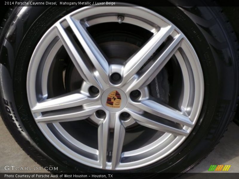 Mahogany Metallic / Luxor Beige 2014 Porsche Cayenne Diesel