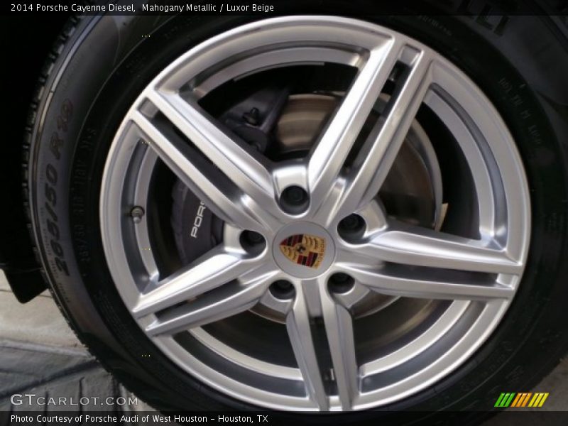 Mahogany Metallic / Luxor Beige 2014 Porsche Cayenne Diesel