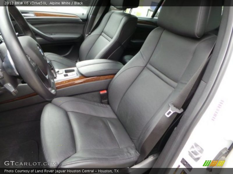 Alpine White / Black 2012 BMW X6 xDrive50i