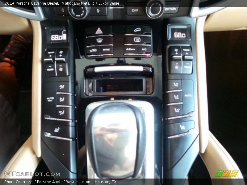 Mahogany Metallic / Luxor Beige 2014 Porsche Cayenne Diesel