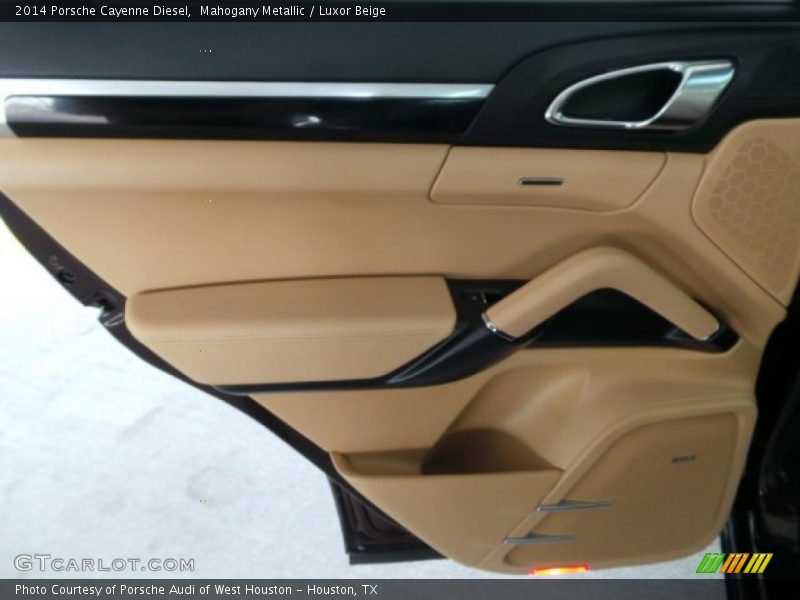 Mahogany Metallic / Luxor Beige 2014 Porsche Cayenne Diesel