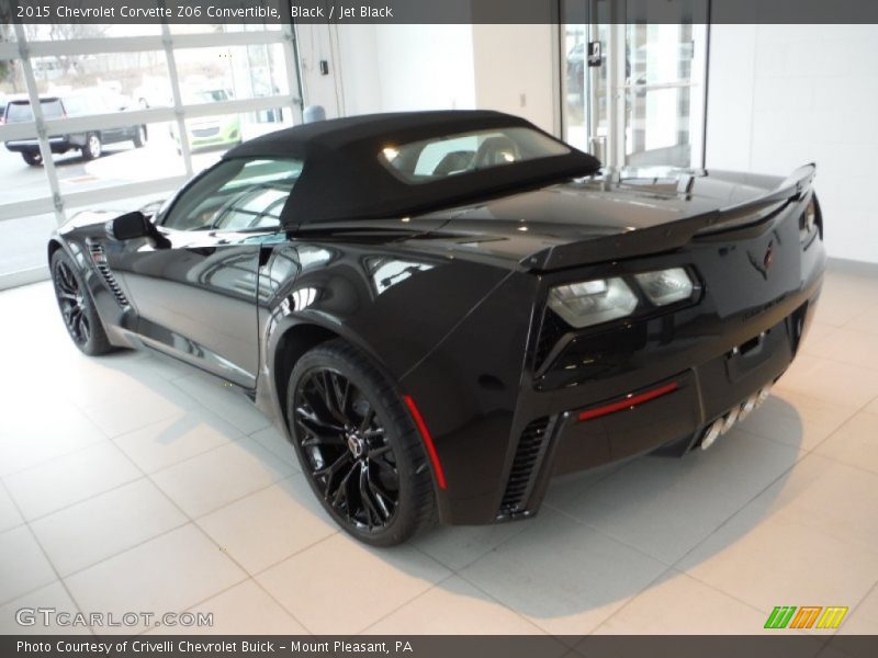 Black / Jet Black 2015 Chevrolet Corvette Z06 Convertible
