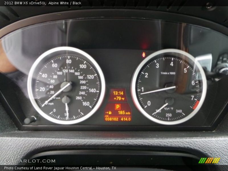 2012 X6 xDrive50i xDrive50i Gauges