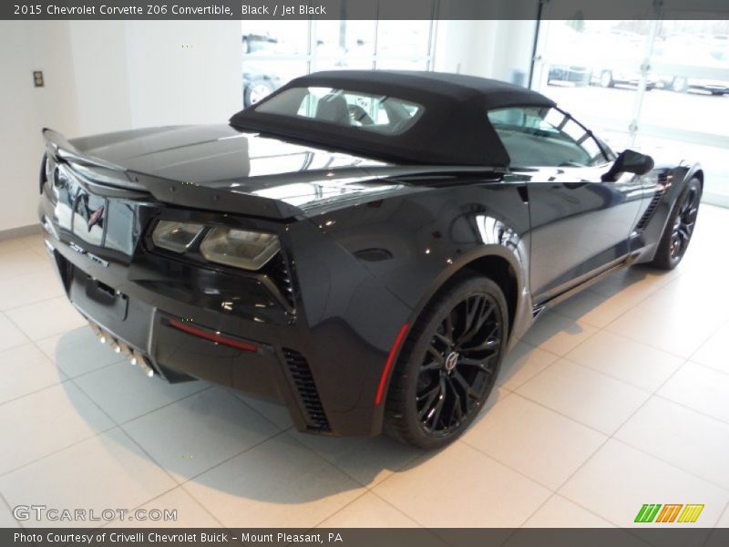 Black / Jet Black 2015 Chevrolet Corvette Z06 Convertible