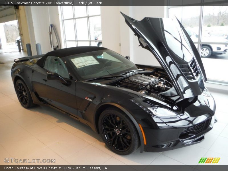 Black / Jet Black 2015 Chevrolet Corvette Z06 Convertible
