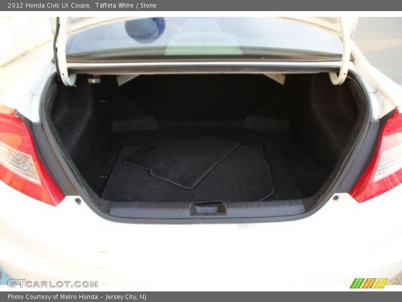 Taffeta White / Stone 2012 Honda Civic LX Coupe