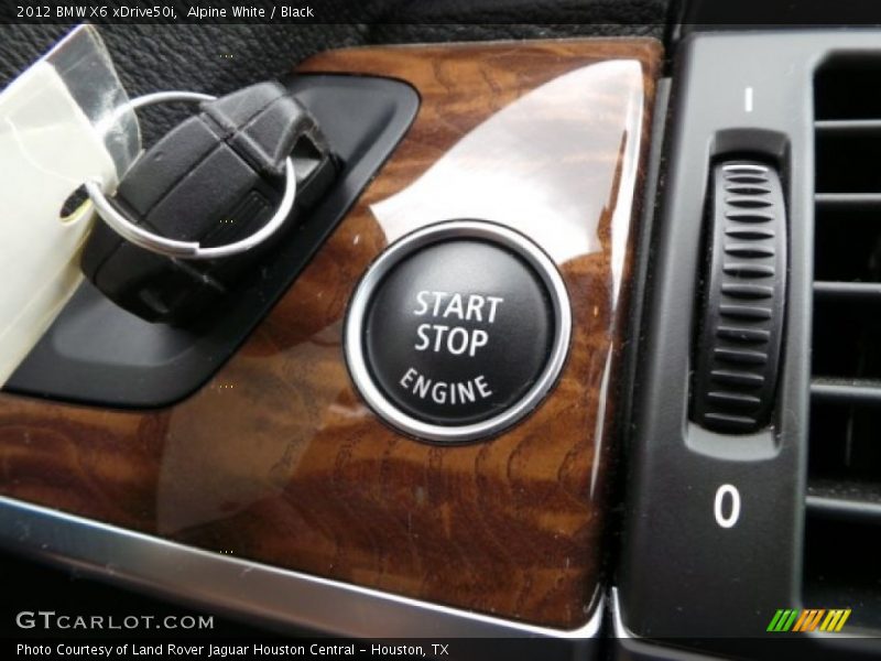 Controls of 2012 X6 xDrive50i
