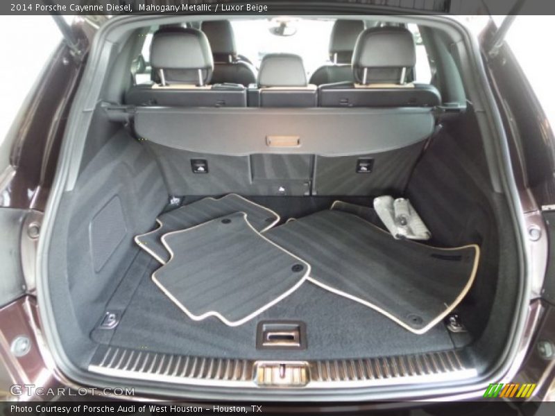 Mahogany Metallic / Luxor Beige 2014 Porsche Cayenne Diesel