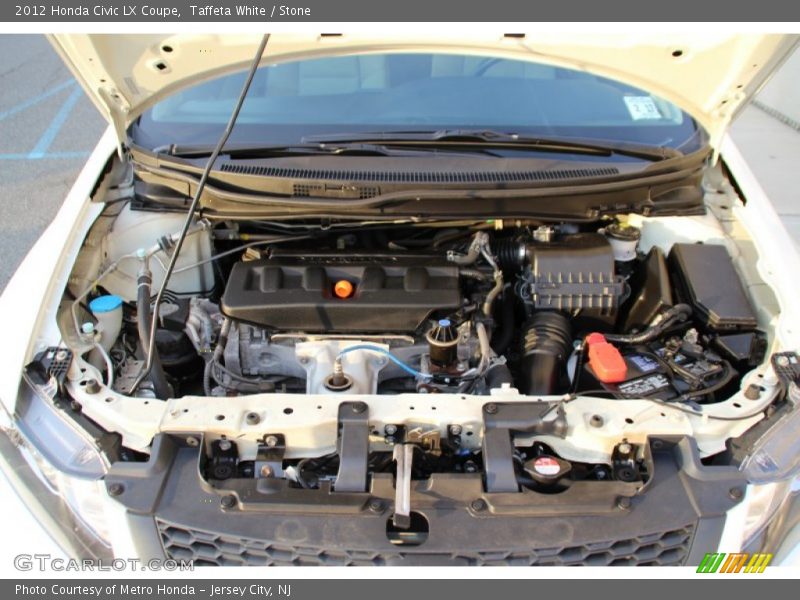 Taffeta White / Stone 2012 Honda Civic LX Coupe