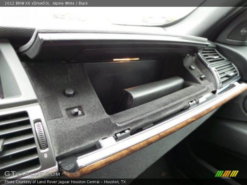 Alpine White / Black 2012 BMW X6 xDrive50i