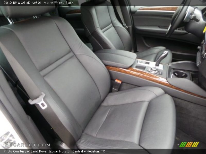 Front Seat of 2012 X6 xDrive50i