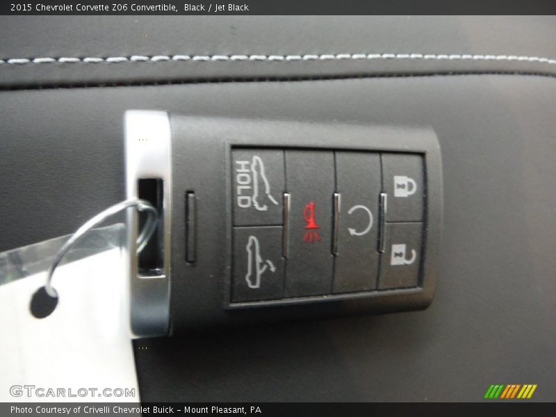 Keys of 2015 Corvette Z06 Convertible