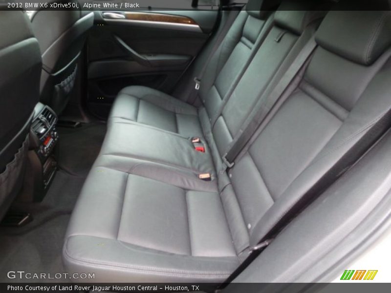 Rear Seat of 2012 X6 xDrive50i